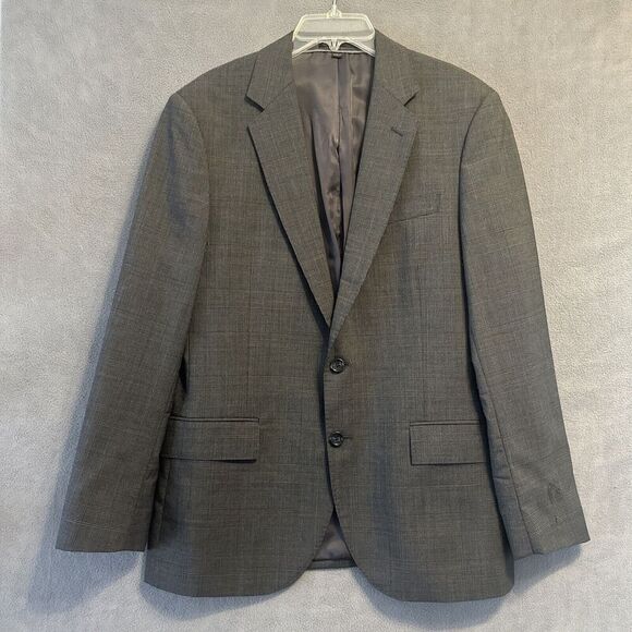 J. Crew Ludlow Slim Fit Sport Coat 100% Wool Blazer Mens 40S Gray X Marzatto - Picture 1 of 10